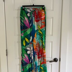Tropical Vintage Floral Maxi Pants | Hawaiian 🌺